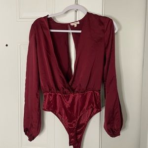 Stylish top (wine/burgundy)